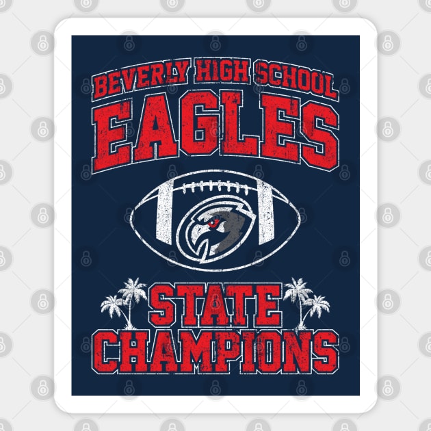 Beverly High Schol Eagles State Champions Magnet by huckblade